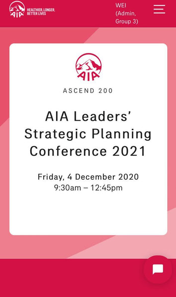 AIA Leaders' Strategic Planning Conference 2021