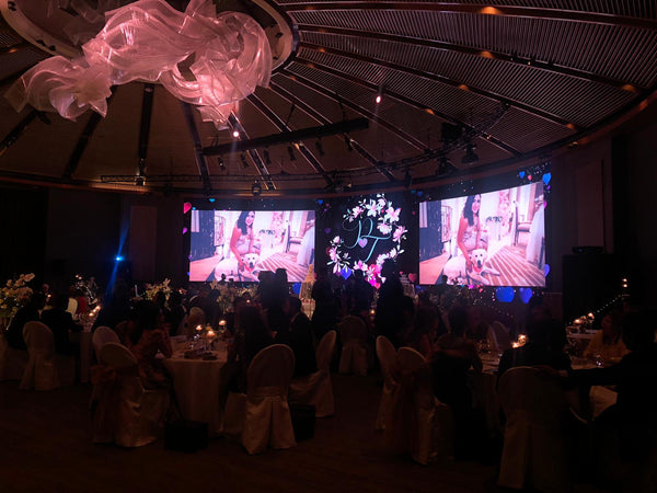 Prestigious Wedding Immersive 3D Mapping Luxury @ Capella, Singapore