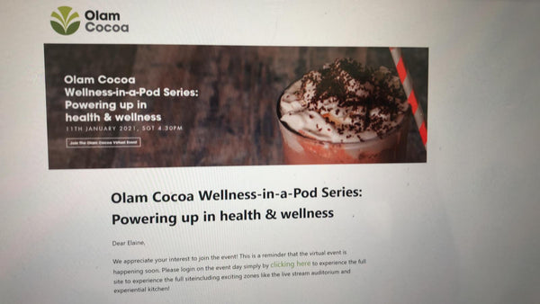 Olam Cocoa Webinar-Powering up in health and wellness