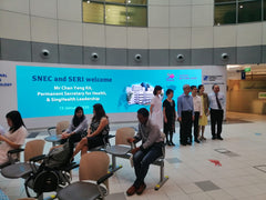 Event Management Company in Singapore SNEC LED Wall Installation @ Singapore National Eye Centre