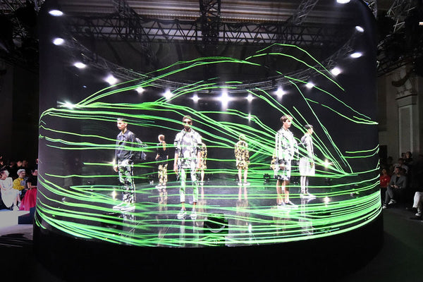 Holographic 3D Projection Mapping Live Telecast Launch