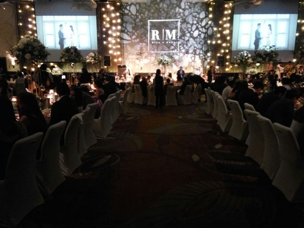 Artistic Gobo Projection for Wedding @ W Hotel