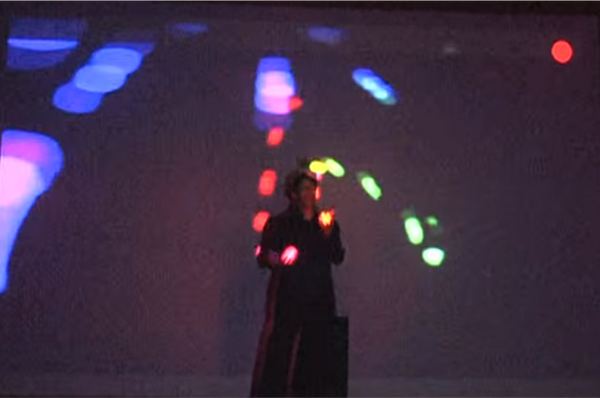 3D Projection Mapping Jugglers