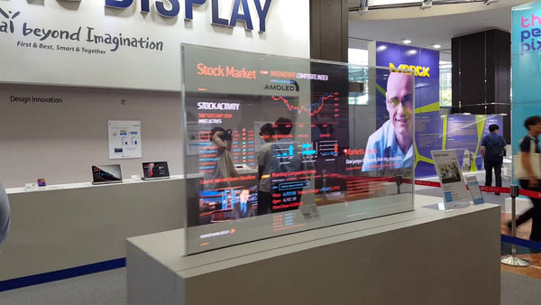 Transparent Holographic Display Screen