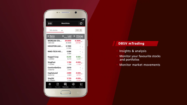 DBS Vickers Mobile User Experience