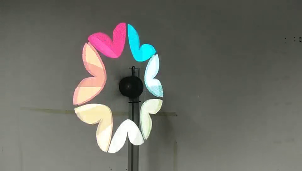 Holographic 3D Spinner